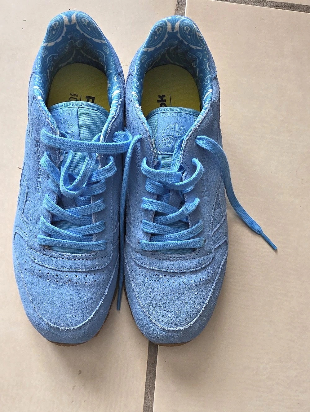 Reebok Classic Leather TDC Paisley Pack Blue Paisley Sneakers